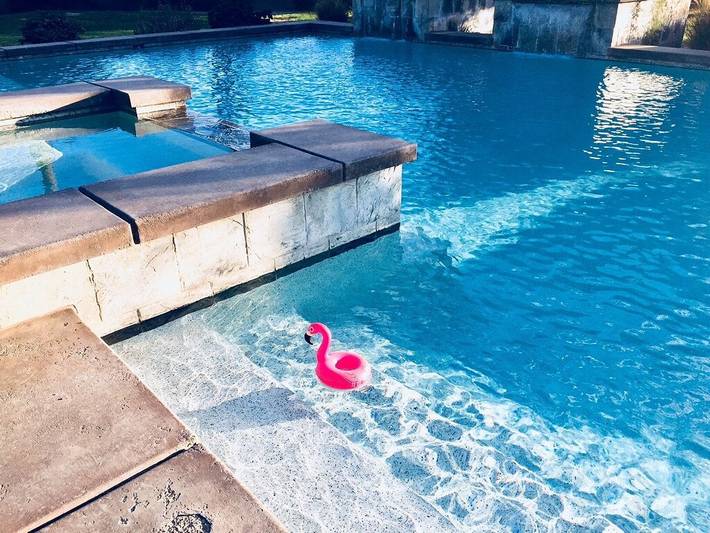 Vacation rental for 14 people, with hot tub and garden in Indio (CA)