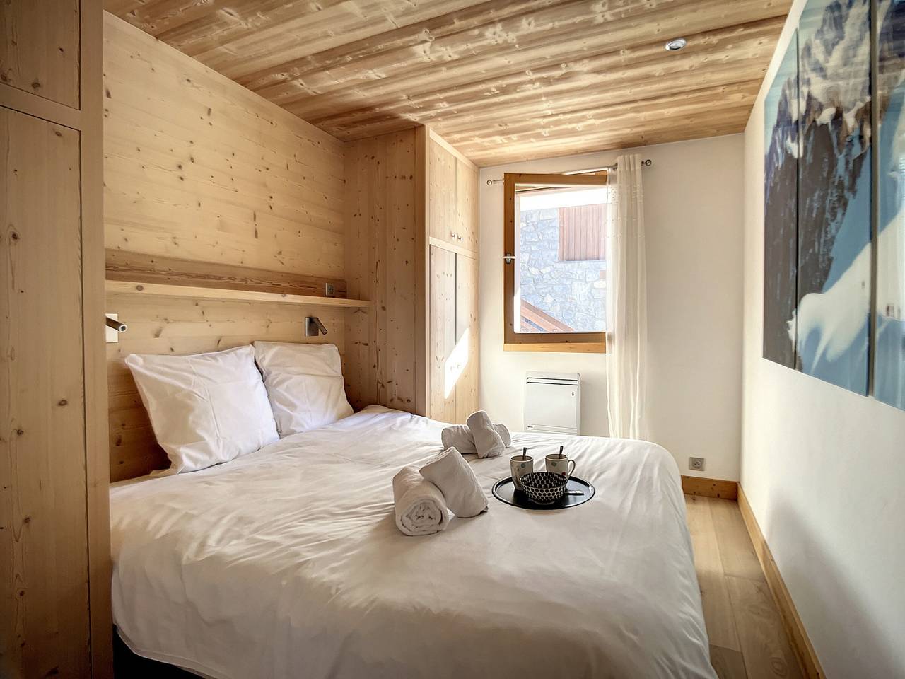 Entire apartment, Renovated apartment, large balcony, near slopes and center in Méribel, Les Allues