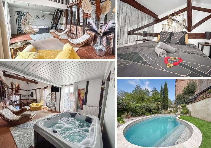 Gîte pour 2 personnes, avec jacuzzi et piscine, animaux acceptés à Verfeil - 2