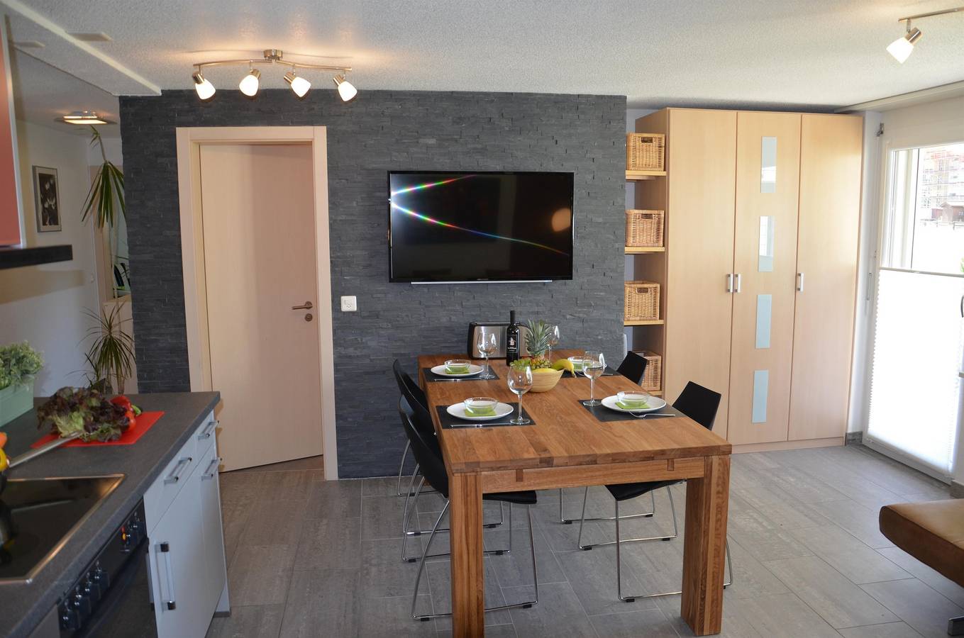 Appartement de vacances entier, Appartement avec 4 lits Nr. 81 in Saas-Grund, Alpes valaisannes