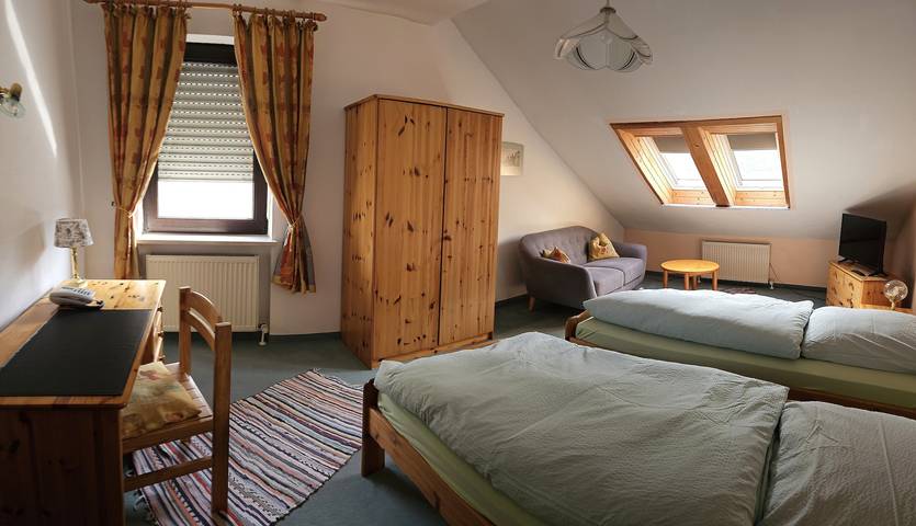 Chambre pour 2 personnes, avec terrasse