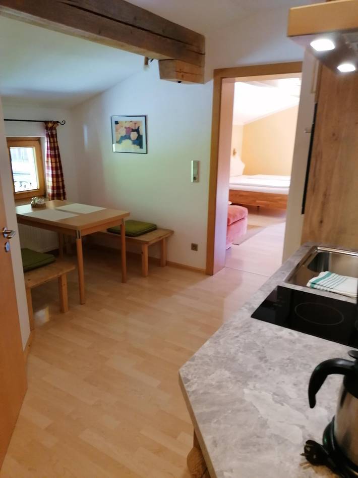 Ganze Ferienwohnung, Apartment bis 3 Personen/1 Schlafraum/Bad, Wc in Unken, Chiemgauer Alpen