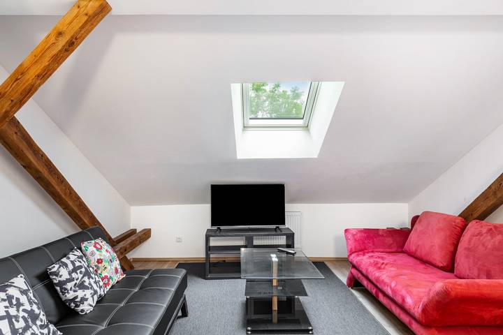 Ferienwohnung für 4 Personen, mit Balkon und Garten
