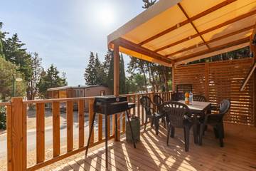 Bungalow für 6 Personen, mit Garten und Kinderpool, mit Haustier in Provence-Alpes-Côte d'Azur