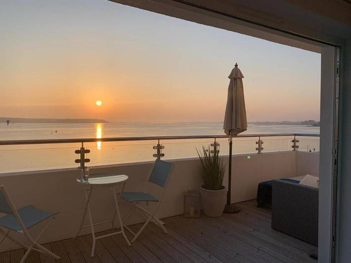 Holiday rental for 4 people, with Balcony and Terrace as well as View in Sandbanks