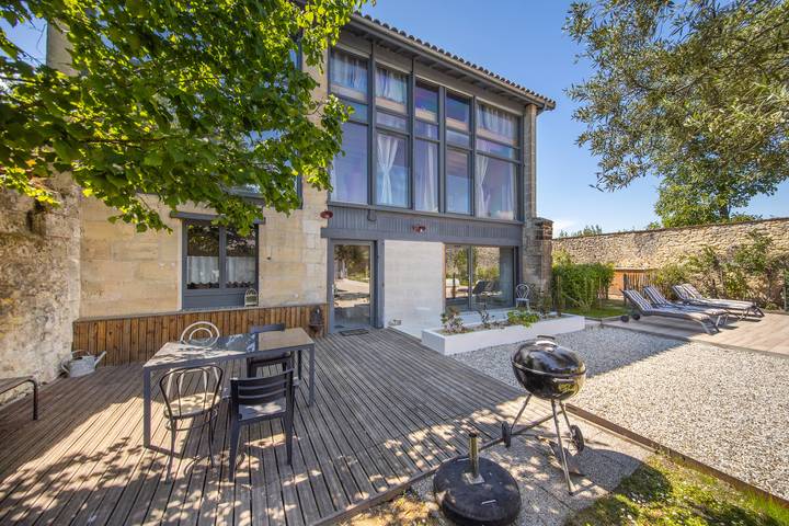 Gîte pour 4 personnes, avec balcon à Lamarque