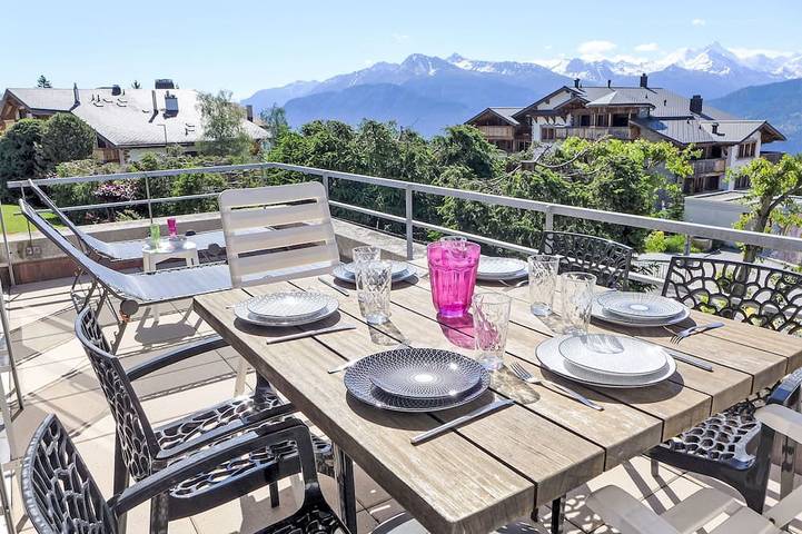 Ferienwohnung für 6 Personen, mit Pool und Balkon sowie Sauna, mit Haustier - 1