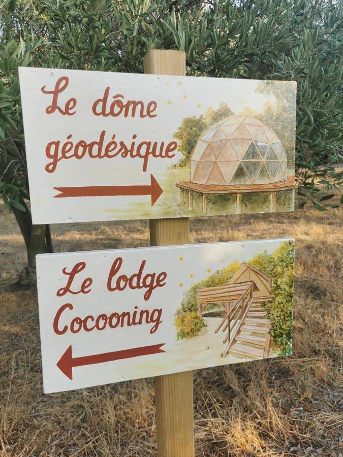 Le dôme géodésique in Ansignan, Parc naturel régional Corbières-Fenouillèdes