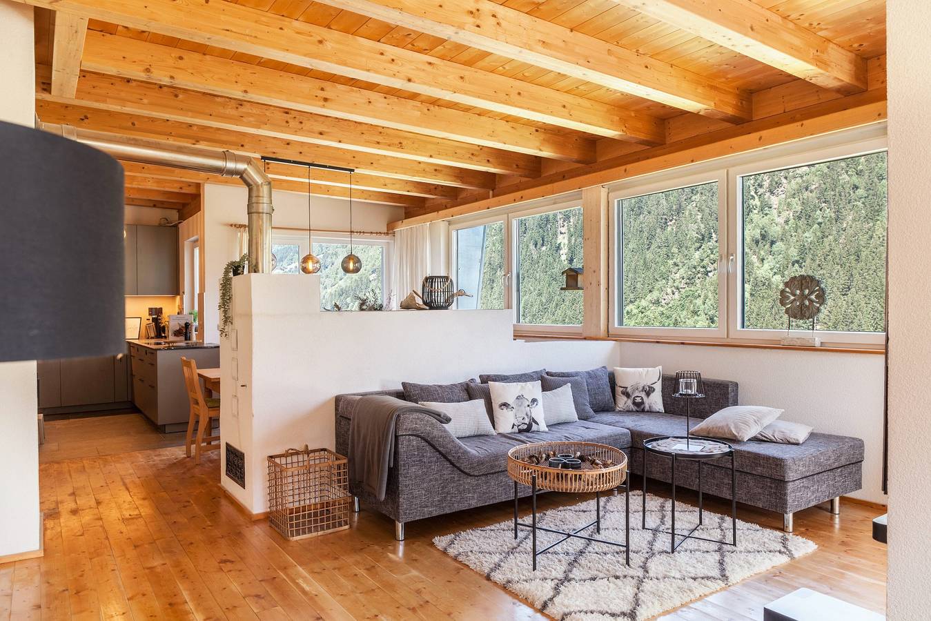 Ferienhaus 'Maierhof 341' mit Seeblick, privater Terrasse und Wlan in See, Verwall