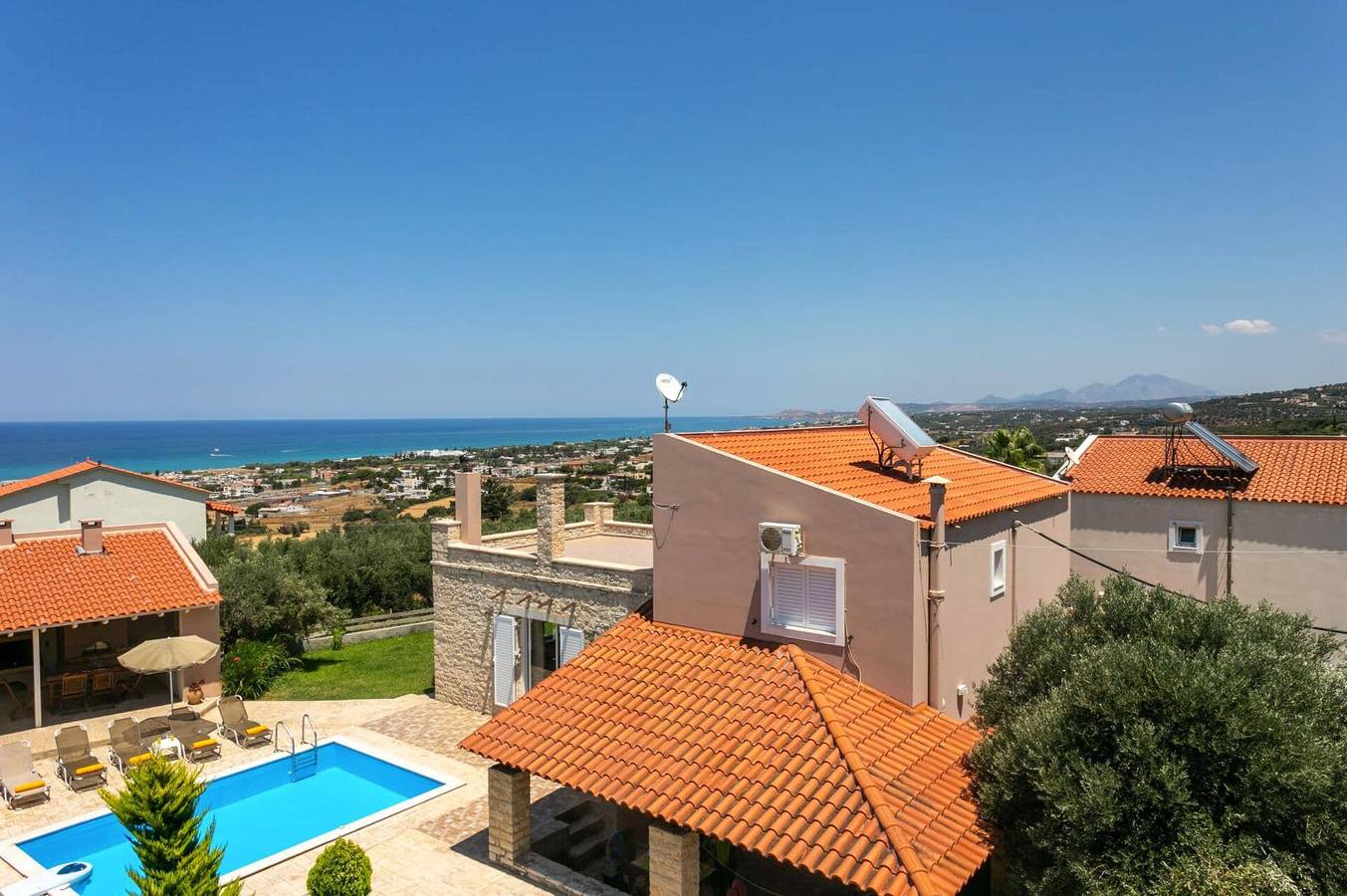 Villa für 6 Personen mit Garten in Rethymno (Stadt), Rethymno und Umgebung