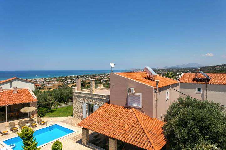 Villa voor 6 personen met tuin in Rethymno (City), Rethymno en omgeving