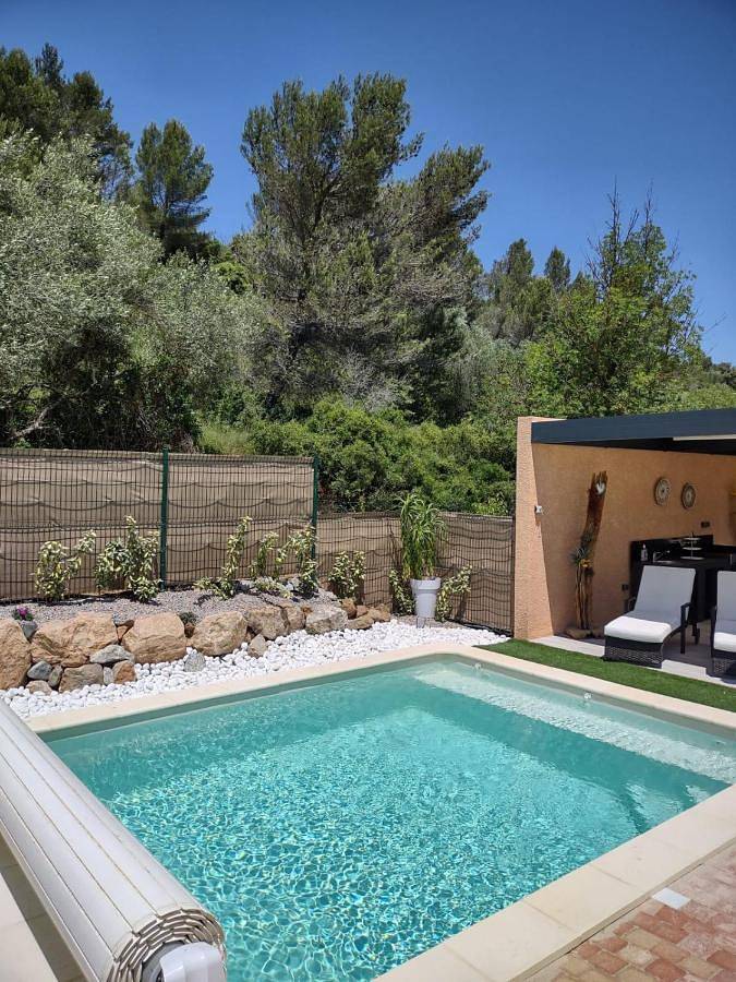 Location de vacances pour 4 personnes, avec piscine ainsi que jardin et vue à Durban-Corbières - 4