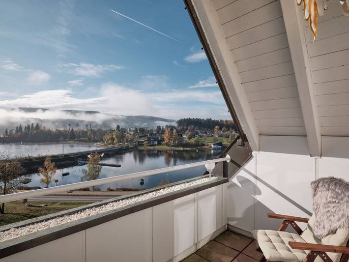 Ganze Wohnung, Ferienwohnung 'Seaside' mit Balkon und Wi-Fi in Schluchsee Ort, Schluchsee