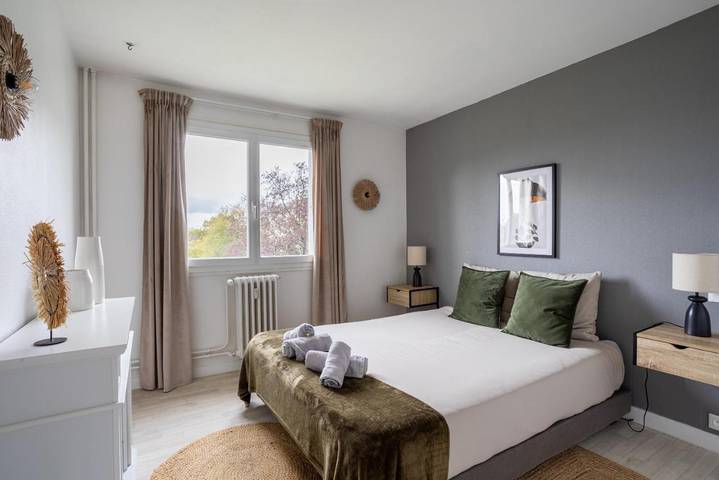 Appartement de vacances pour 6 personnes, avec balcon et vue, animaux acceptés