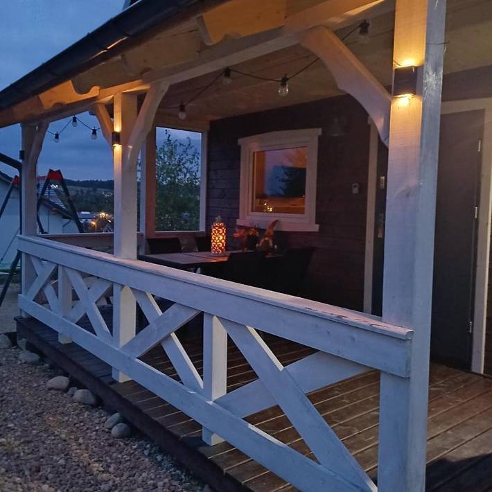 Ferienhaus für 6 Personen, mit Ausblick und Garten, mit Haustier
