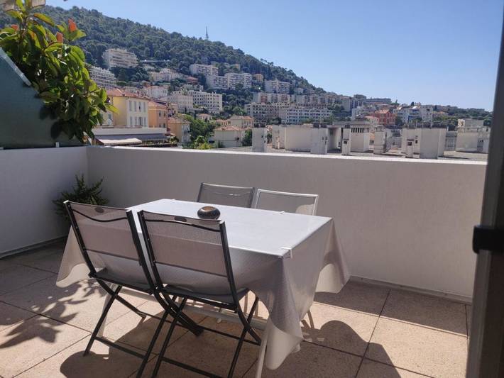 Gîte pour 2 personnes, avec Balcon ainsi que Terrasse et Vue dans Saint-Roch