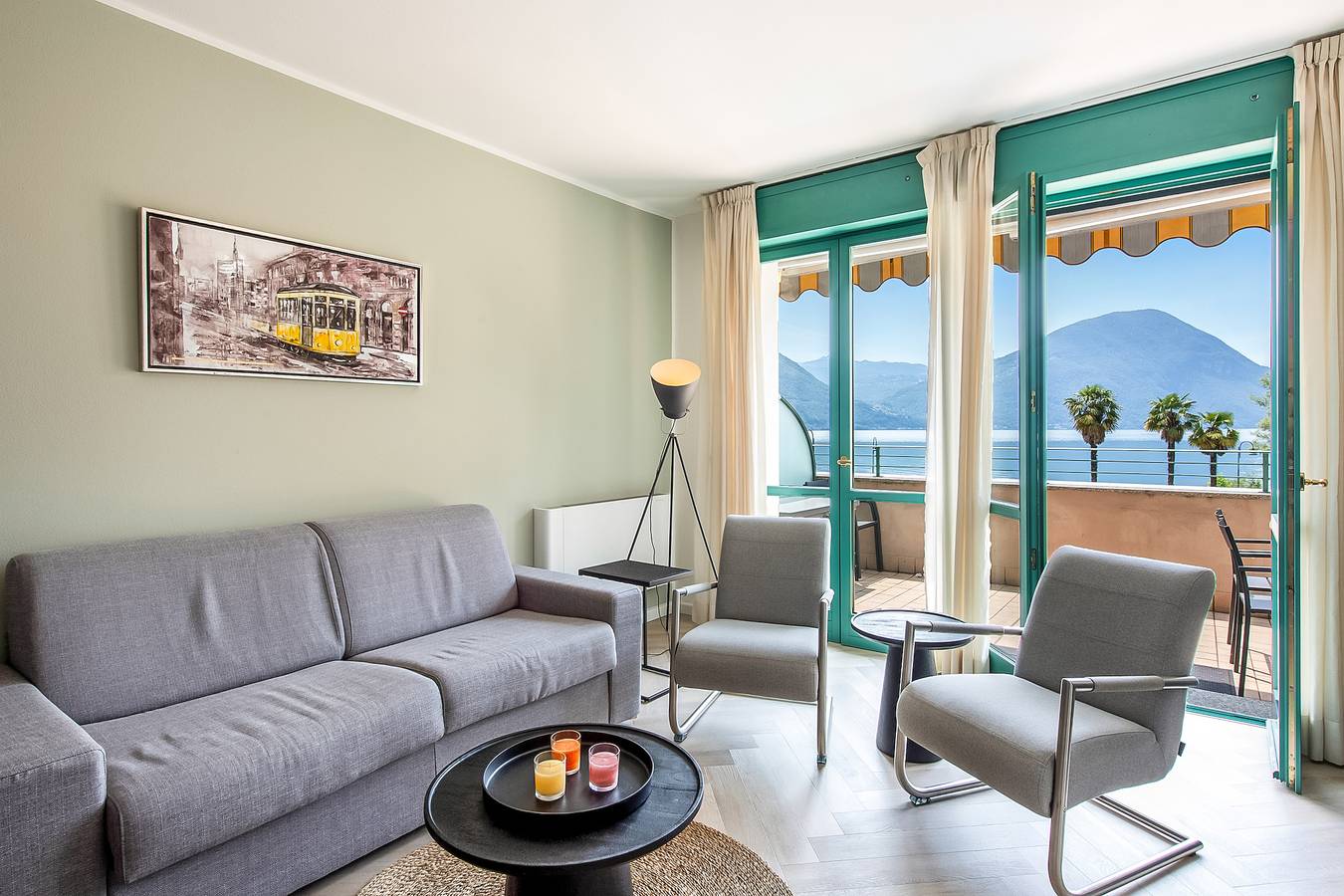 Ganze Wohnung, Ferienwohnung für 6 Personen mit Seeblick in Porlezza, Gemeinde Porlezza