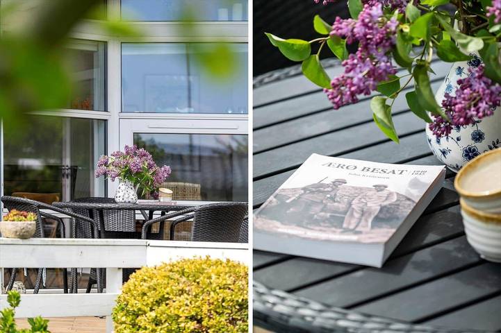 Ferieudlejning for 6 personer, med Terrasse i Ærøskøbing