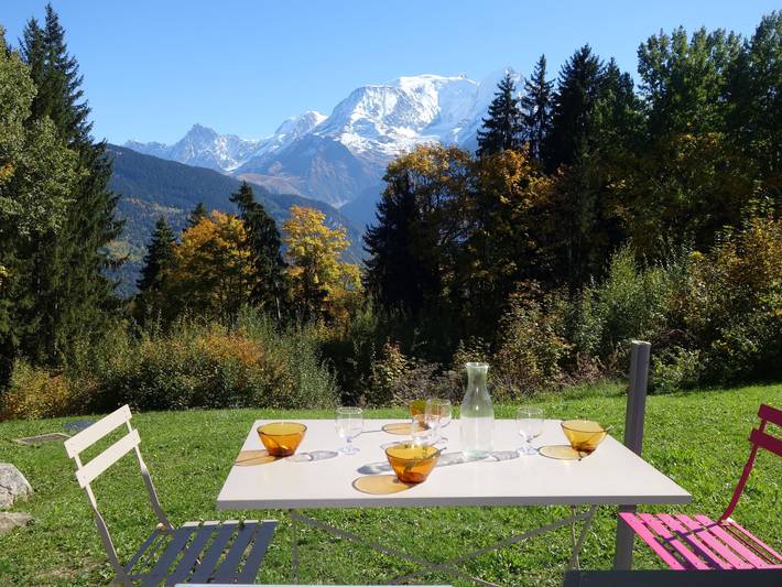 Location de vacances pour 4 personnes, avec Terrasse et Jardin à Saint-Gervais-les-Bains