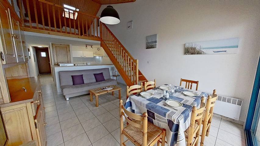 Ganze Wohnung, L'appartement du milouin – Ref 503: Meerblick, Balkon, ruhige Lage in La Tranche-sur-Mer, Vendée