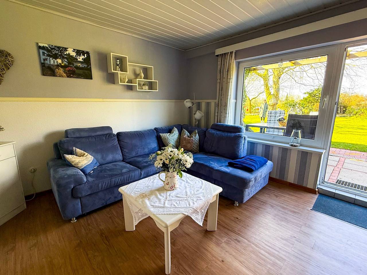 Ganze Wohnung, Ferienwohnung 'Block' mit privater Terrasse, Gemeinschaftsgarten und Wi-Fi in Brodersby, Rendsburg-Eckernförde