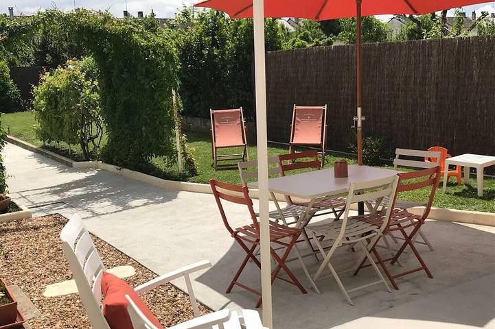 Gîte pour 6 personnes, avec jardin