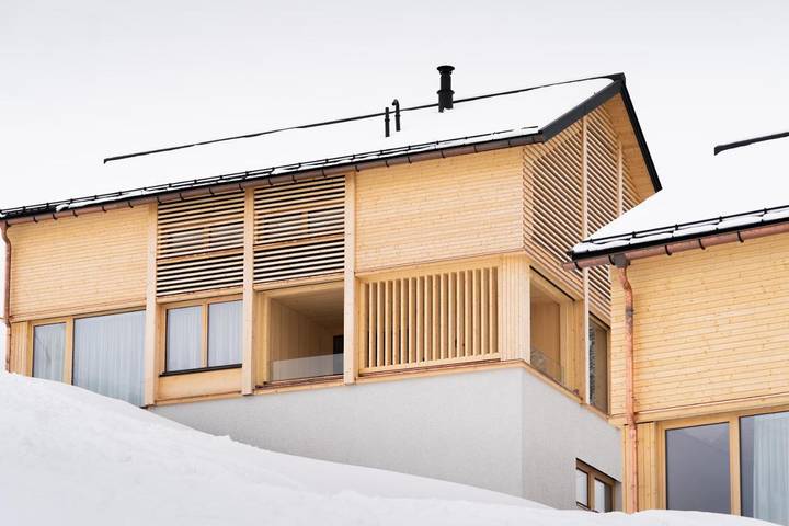 Ferienhaus für 10 Personen, mit Balkon und Terrasse sowie Sauna und Ausblick in Raggal - 4