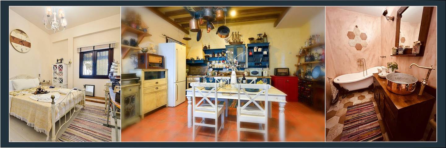 Holiday Home 'Wine & Piano Stories' with Private Terrace, Shared Garden and Wi-Fi in Corfu