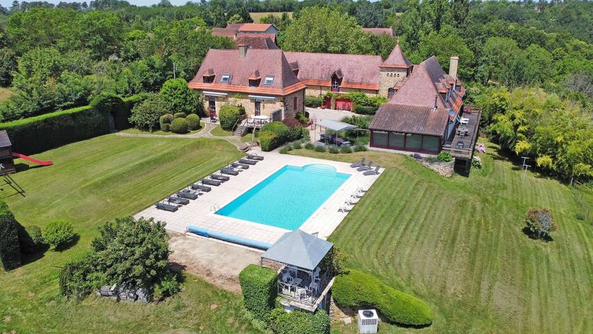 Appartement de vacances pour 18 personnes, avec Piscine