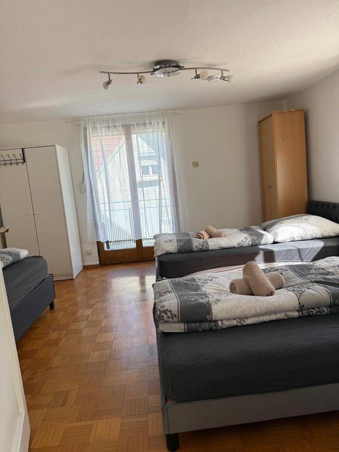 Ferienwohnung für 7 Personen, mit Balkon und Terrasse sowie Ausblick in Blaubeuren