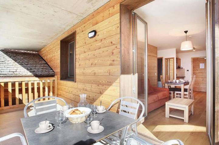 Appartement de vacances pour 4 personnes, avec jacuzzi ainsi que piscine et sauna à La Clusaz