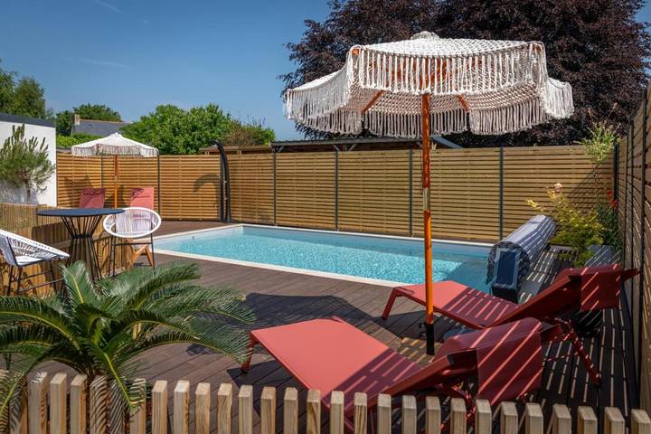 Hôtel pour 2 personnes, avec piscine et jardin à Sainte-Anne-d'Auray - 4