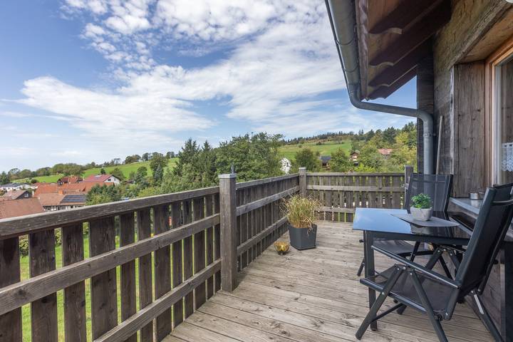 Chalet „Oberwald 1“ mit privater Terrasse, Garten, Sauna, WLAN und Parkplatz in Schotten, Vogelsberg Region
