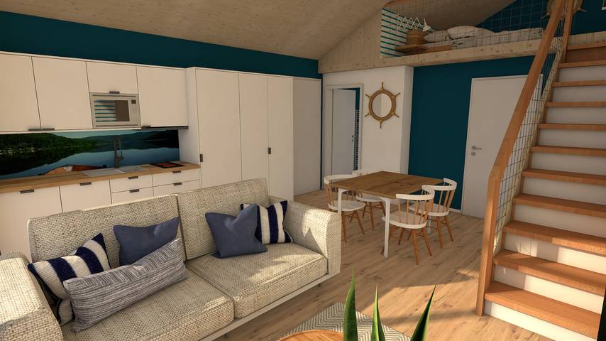 Ferienwohnung für 4 Personen, mit Balkon/Terrasse und Whirlpool sowie Sauna in Rudolstadt - 2