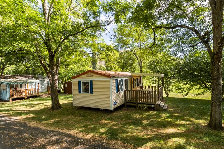 Mobil home pour 5 personnes, avec bassin pour enfant et jardin, animaux acceptés - 1