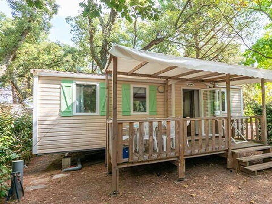 Camping Orbitur Valverde - Bungalow 6 personen - Mobilheim | Comfort | 3 Zi. | 6 Pers. | Erhöhte Terrasse | Clim. in Luz, Faro Distrikt