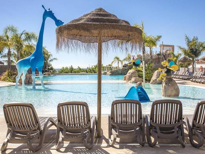 Camping voor 3 personen, met Kinderzwembad en Zwembad in Costa Dorada