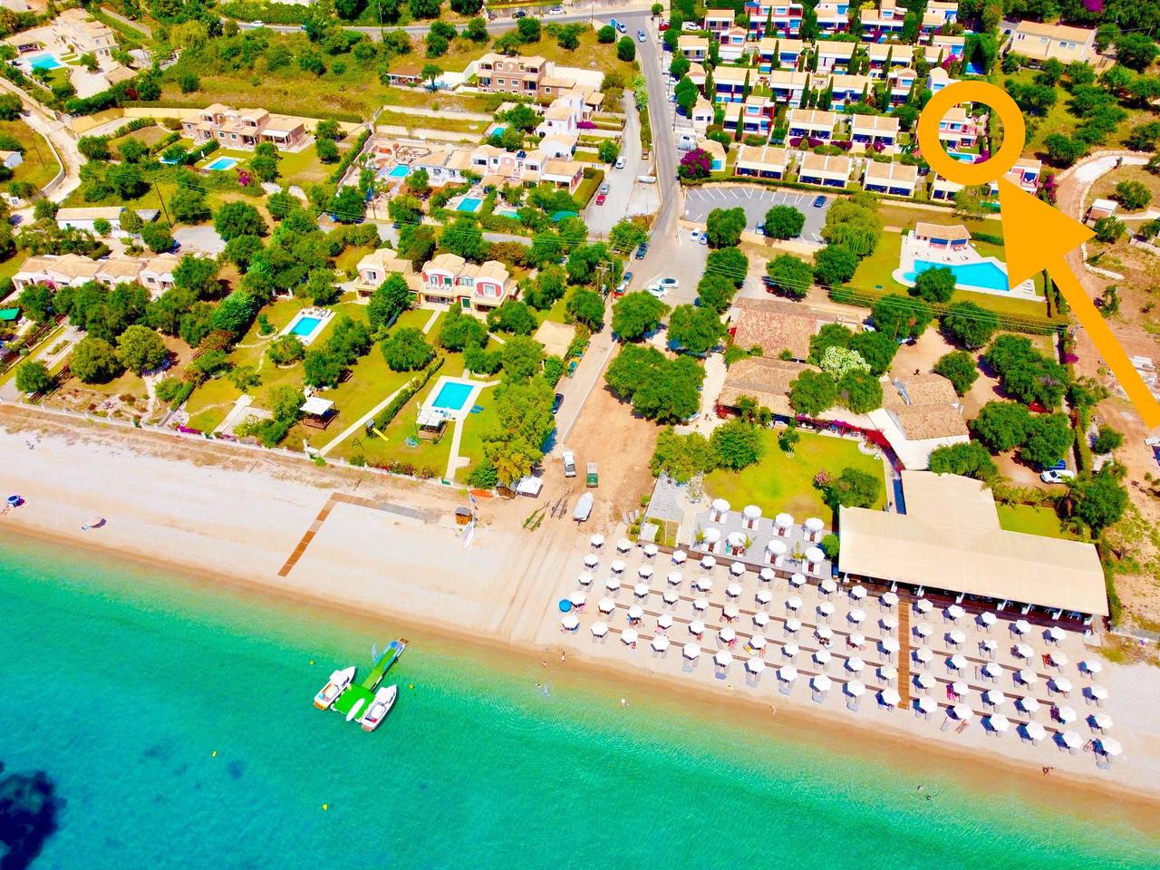 Βίλα για 5 άτομα με ταράτσα in Μπαρμπάτι, Κέρκυρα
