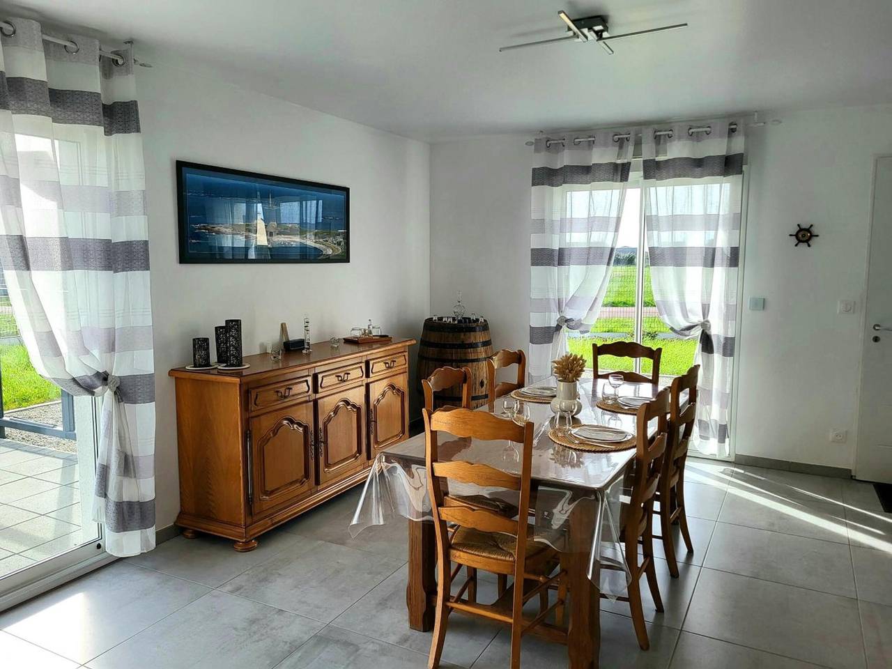 Maison de vacances « L'aloé » avec terrasse privée, jardin privé et Wi-Fi in Créances, Région de Coutances