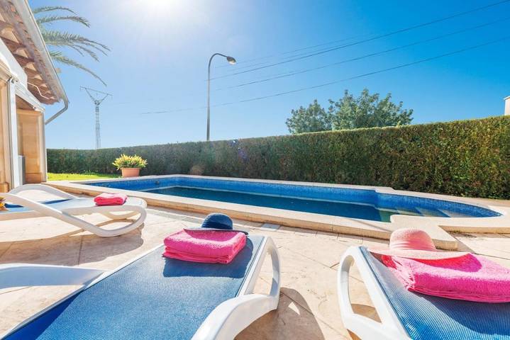 Finca mit hund für 9 Personen, mit Balkon und Terrasse sowie Garten und Ausblick in Cala Millor - 4