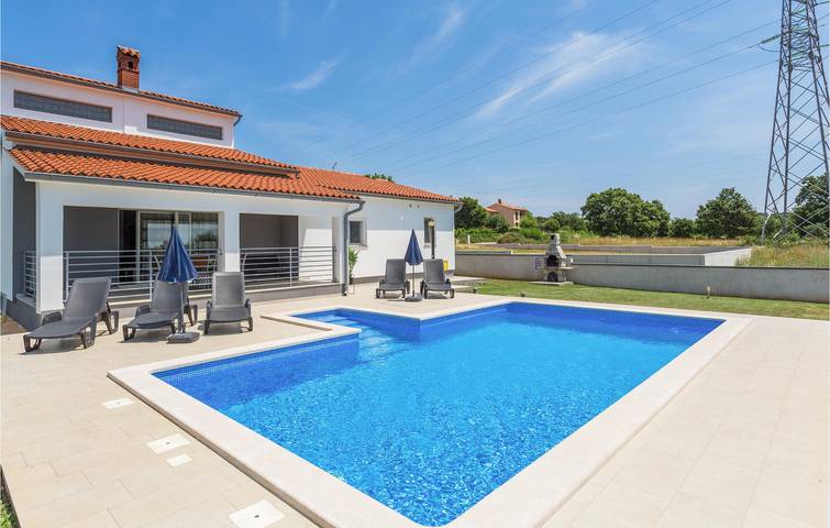 Ferienhaus mit Meerblick für 8 Personen, mit Terrasse in Istrien