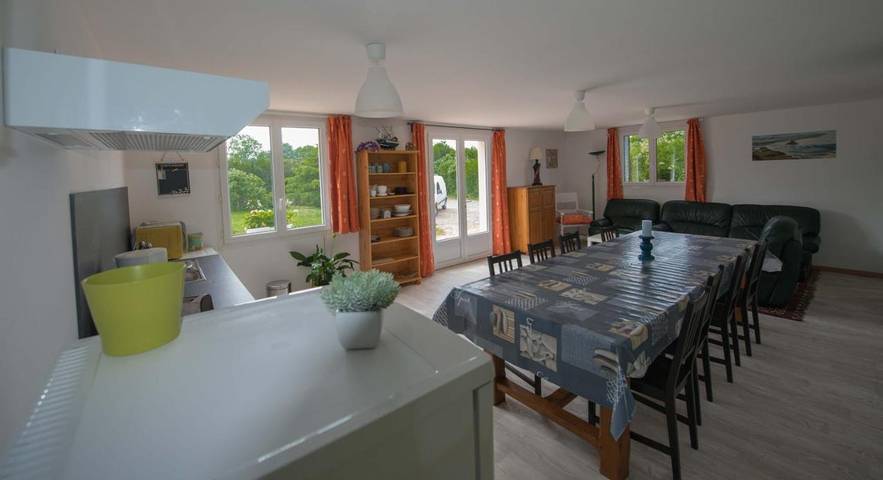 Maison de vacances pour 4 personnes, avec vue et jardin