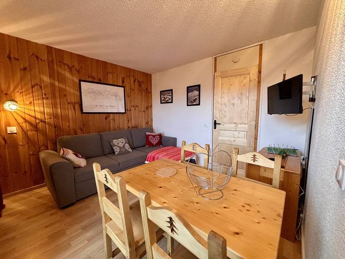 Ganze Wohnung, Gemütliche 2-Zi-Whg, 4 Pers, Balkon Mont-Blanc, La Plagne in Bellentre, La Plagne-Tarentaise