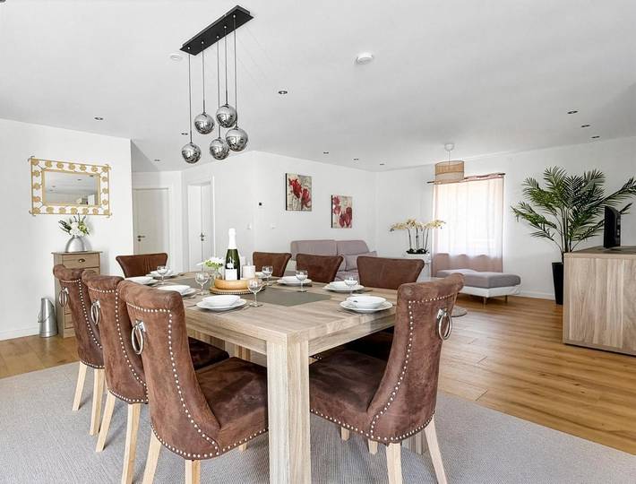 Gîte pour 6 personnes, avec Terrasse ainsi que Jardin et Vue à Obermorschwihr