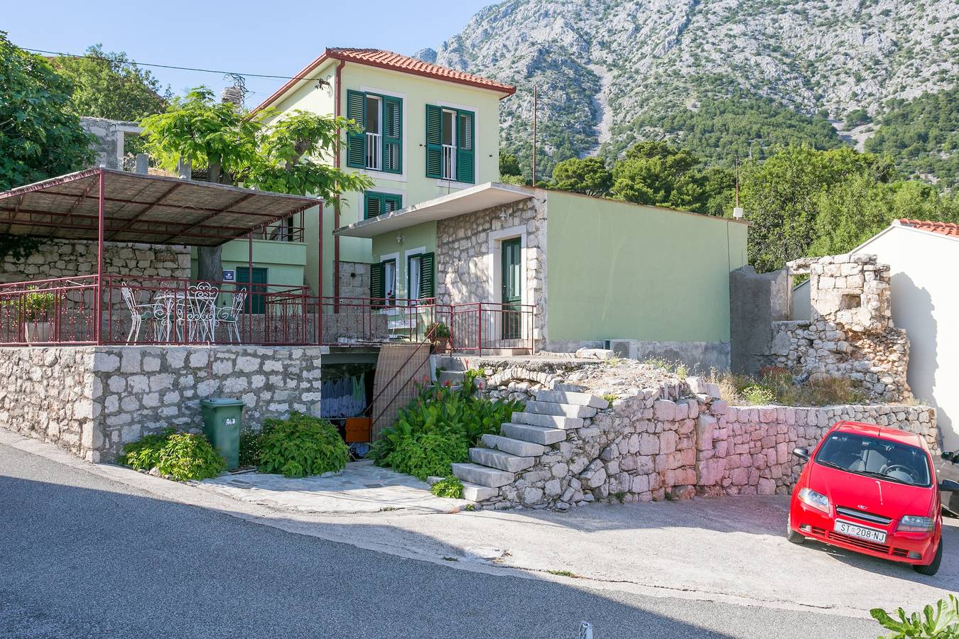 Cały apartament, Apartamenty typu studio z tarasem i widokiem na morze Igrane, Makarska As-6796-b in Igrane, Riwiera Makarska