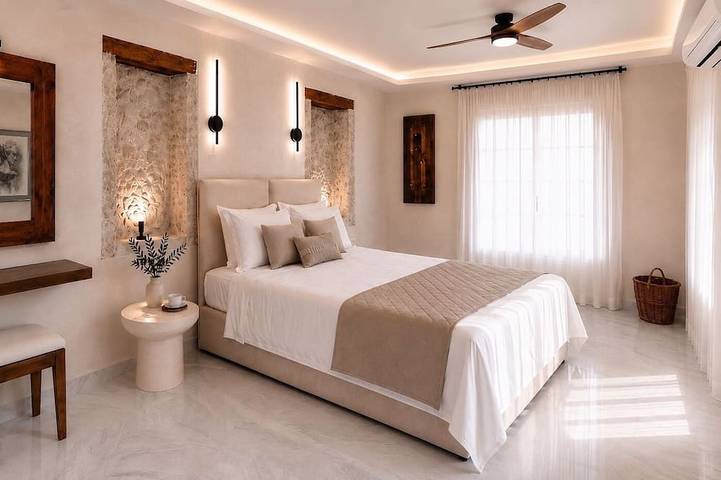 Villa Kallergi - Athena: Groot huis, met zwembad en tuin, uitzicht op zee, dicht bij het strand. in Rethymno en omgeving