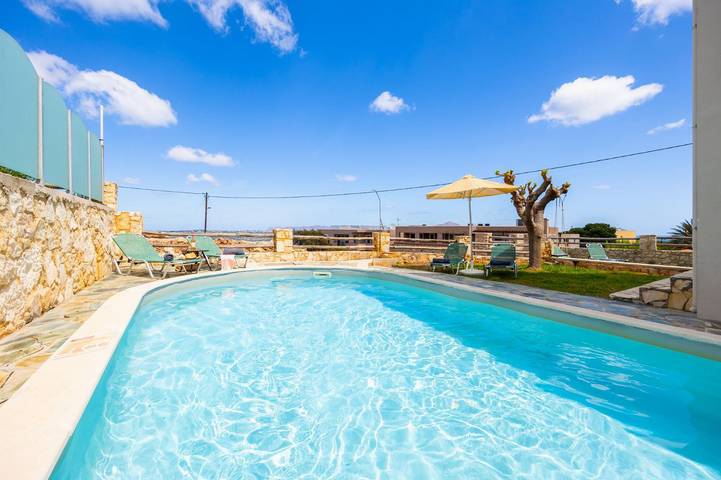 Location de vacances pour 8 personnes, avec jardin et vue sur l’océan à La Canée - 4