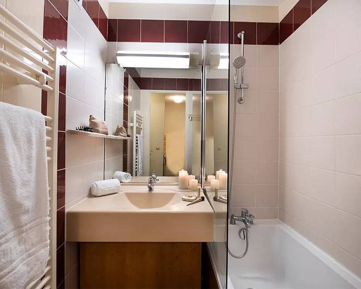 Ganze Wohnung, Ferienwohnung 2 Zimmer Mezzanine 6/8 Personen - Dorfseite in Val Thorens, Vanoise-Massiv