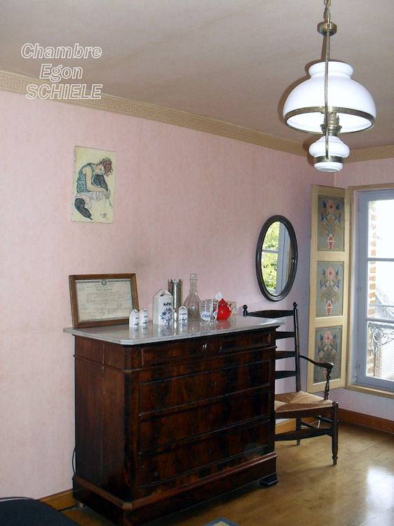 Chambres d'hôtes la Haute Folie - Chambre Schiele in Le Grand-Lucé, Sarthe