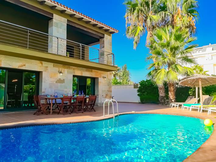 Ferienhaus für 10 Personen, mit Garten und Terrasse in El Palmar